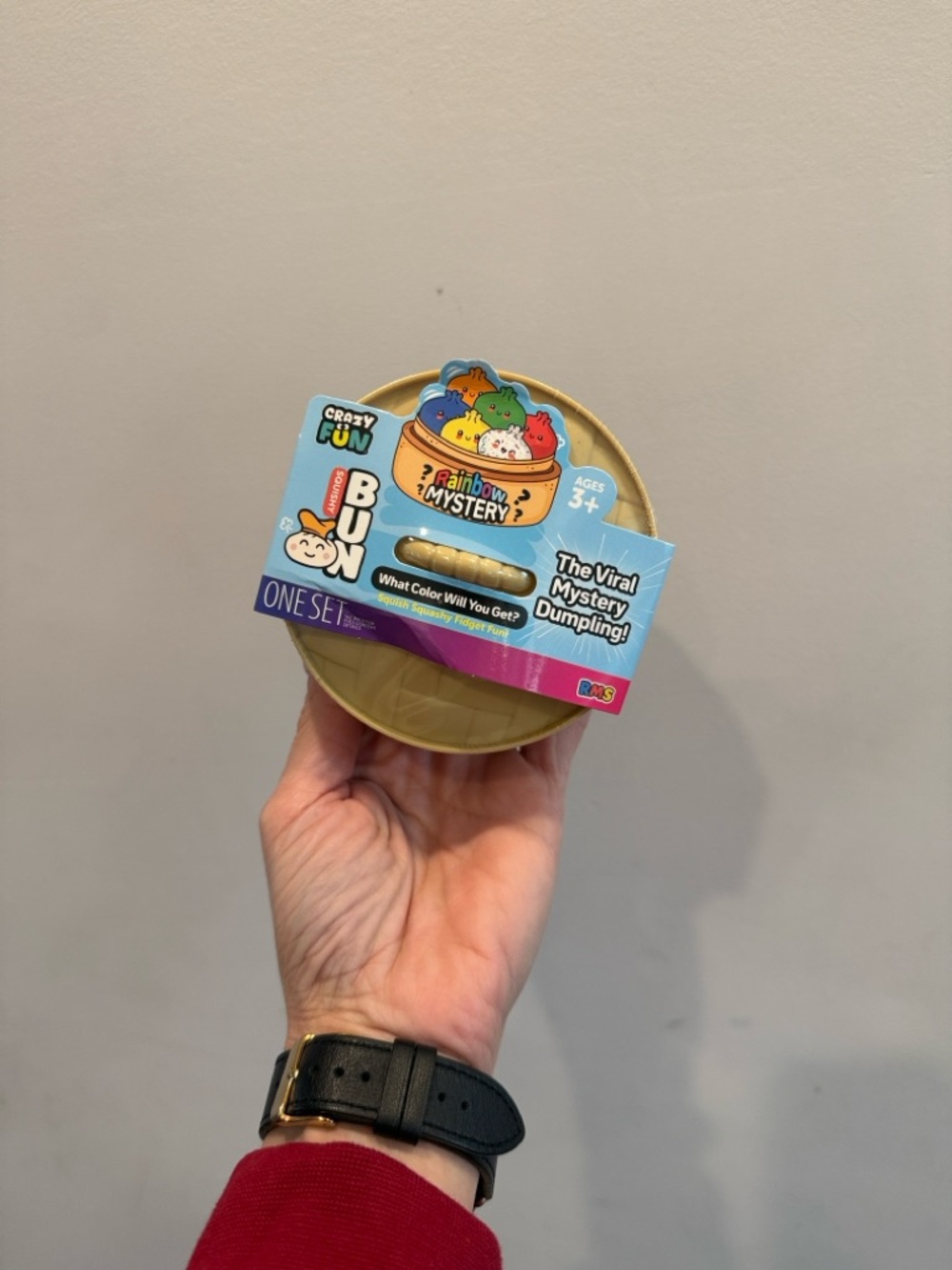 Rainbow Mystery Viral Mystery Dumpling Bun - Gold